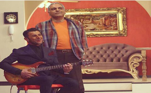 امین حیایی مهمان دورهمی/ عکس