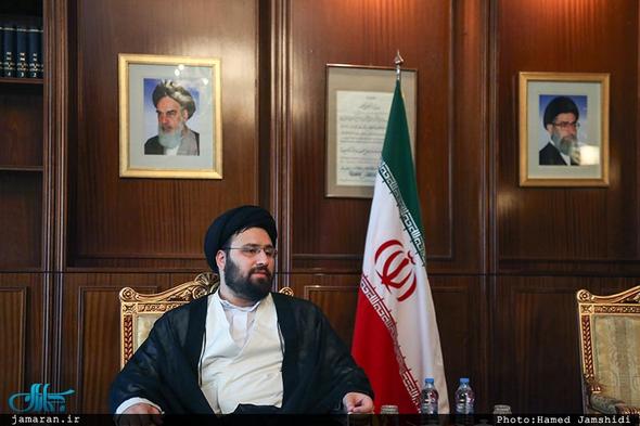 تصاویر : سید علی خمینی در همایش امام (ره) و نفی خشونت و افراطی گری