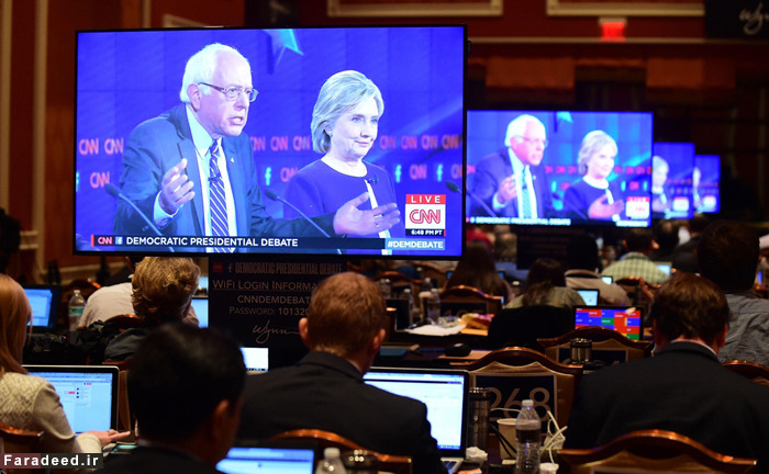 (تصاویر) هیلاری کلینتون در اولین مناظره