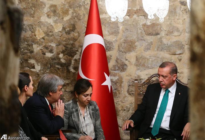 دیدار آنجلینا جولی با اردوغان (+عکس)