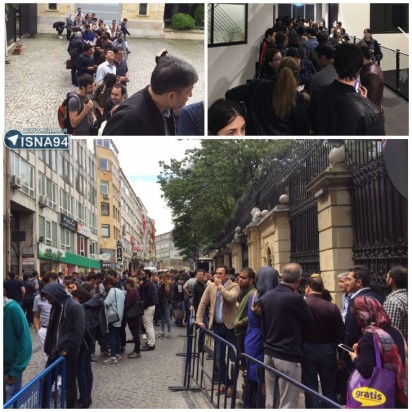 حضور گسترده ایرانیان ساکن استانبول در انتخابات /عکس