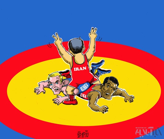 درخشش در لس آنجلس!/ کاریکاتور