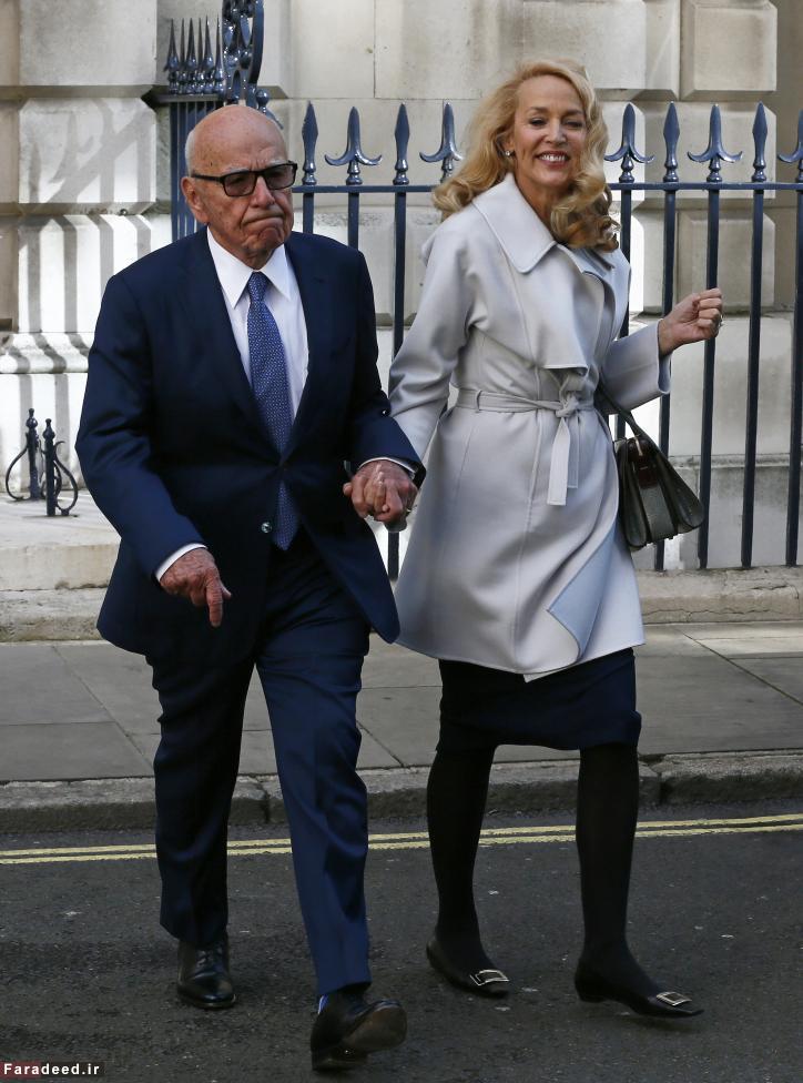 روپرت مرداک با هنرپیشه و مدل آمریکایی ازدواج کرد