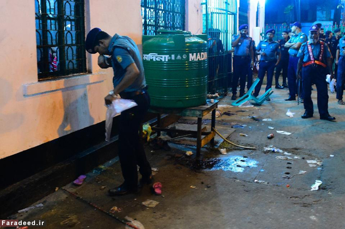 (تصاویر) بمب‌گذاری داعش میان عزادران بنگلادشی