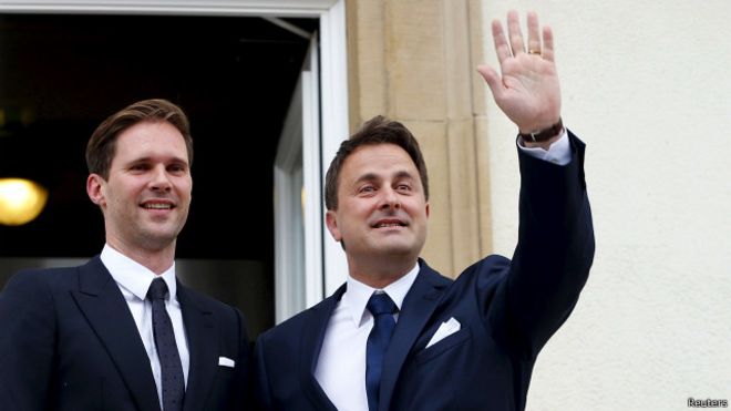 همسر نخست وزیر همجنسگرای لوکزامبورگ در میان همسران سران ناتو (+عکس)