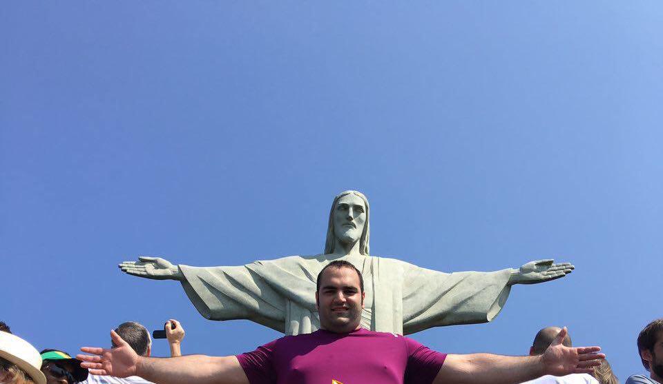 عكس جالبي از بهداد سليمي قبل از ترك كردن ريو