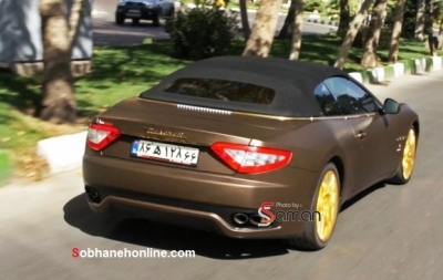 مازراتی طلایی مشهور تهران را ببینید/ عکس