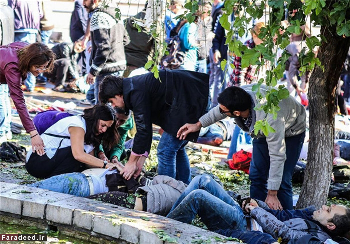 (تصاویر) شنبه خونین ترکیه