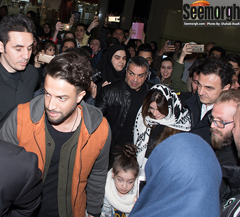 ورود بنیامین و همسرش شایلی به پردیس کوروش