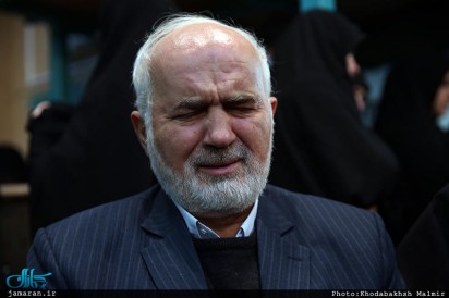 اشک‌‌های احمدتوکلی در جماران/عکس