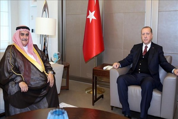 اردوغان و «خالد بن حمد آل خلیفه»