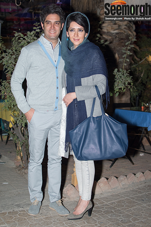 چهره امیرعلی نبویان و همسرش