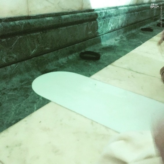 محل دعا و نیایش حضرت محمد (صل الله علیه و آله و سلم) در داخل کعبه