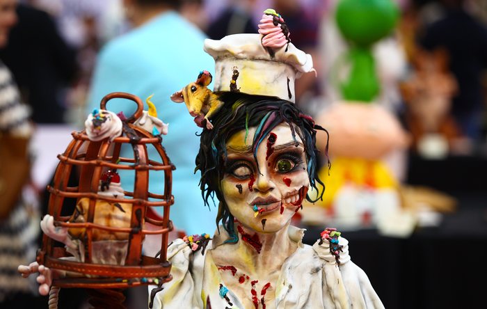 نمایشگاه بین‌المللی کیک‌پزی در لندن به روایت تصاویر