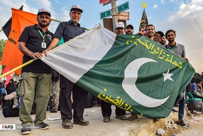 زائرانی از کشور پاکستان