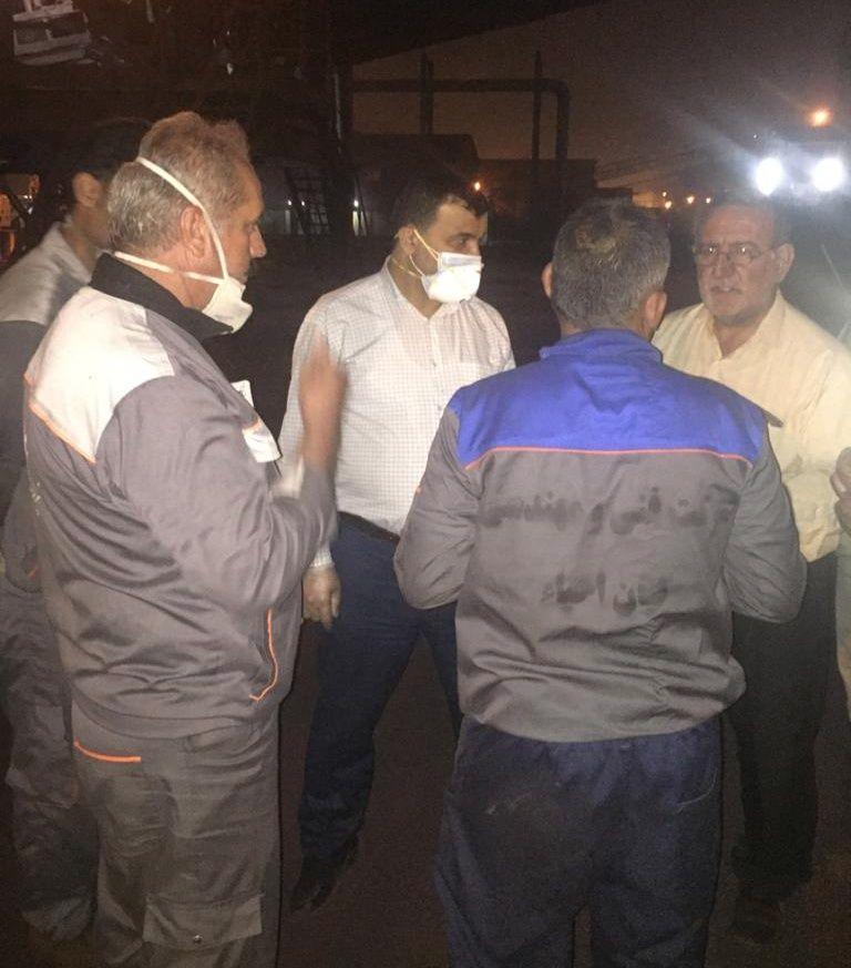بازدید سرزده مدیرعامل شرکت فولاد خوزستان