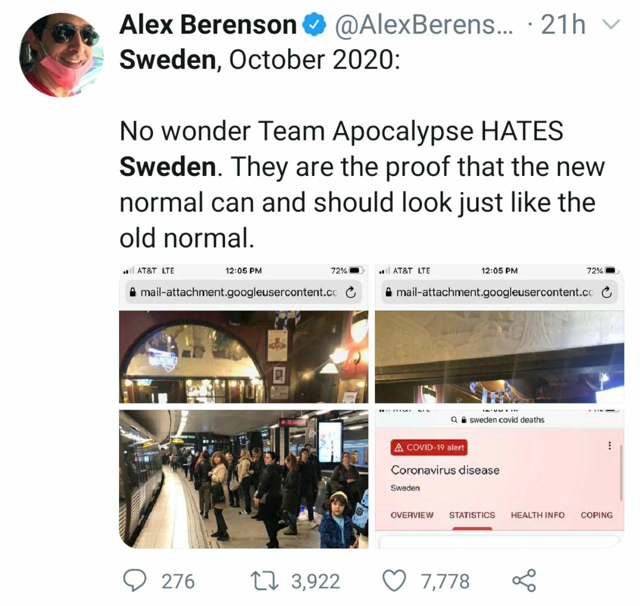 کابوس کرونا در سرزمین سرما کسی را نترساند/ سوئد، کشوری که عجیب‌ترین سیاست را در مواجهه با کرونا داشته است!