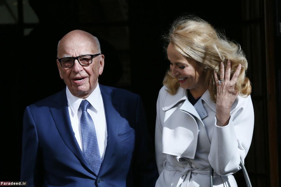 روپرت مرداک با هنرپیشه و مدل آمریکایی ازدواج کرد