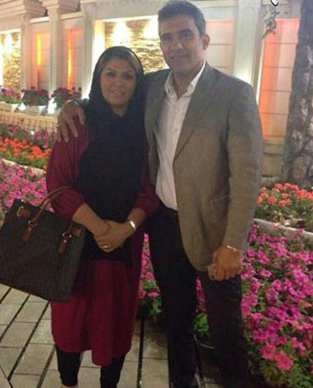 تصویر/احمد رضا عابدزاده و همسرش در یک هتل لوکس