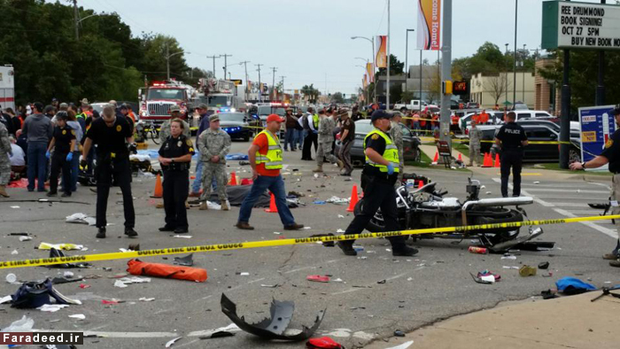 (تصاویر) رانندگی دختر مست حادثه آفرید