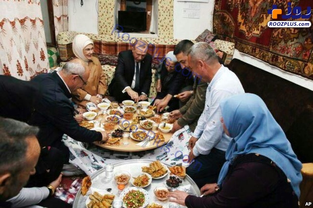 عکسی از سفره افطار متفاوت آقای رئیس جمهور و همسرش