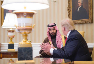 محمد بن سلمان، ولیعهد و وزیر دفاع در کاخ سفید