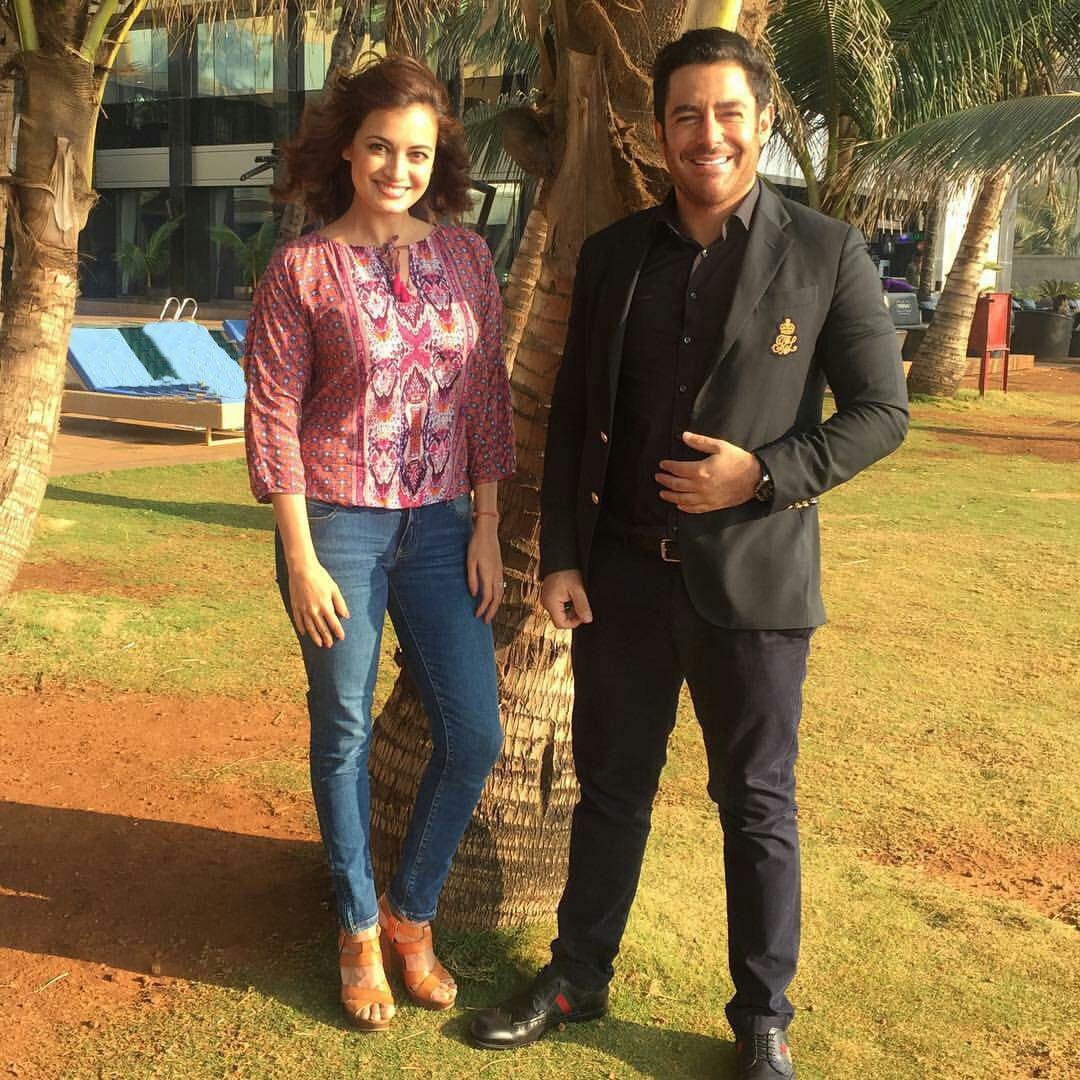 محمدرضا گلزار در کنار بازیگر زن سرشناس سینمای هند+عکس