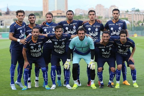 پیراهن جدید استقلال در ارمنستان/ عکس