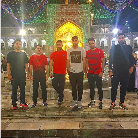 مهدی طارمی در حرم امام رضا(ع)/ عکس