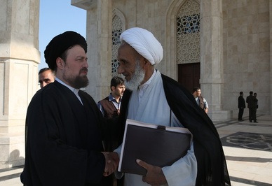 سیدحسن در حاشیه استقبال از اعضای مجلس خبرگان