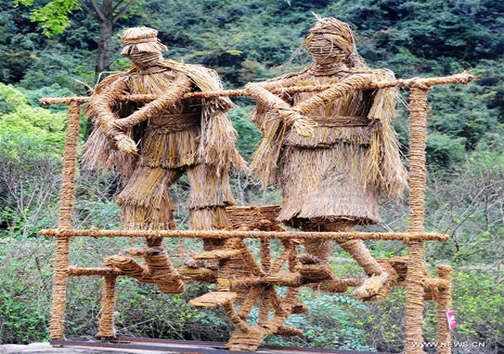 جشنواره هنرهای دستی حصیری + تصاویر