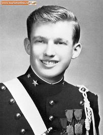 دونالد ترامپ در آکادمی نظامی