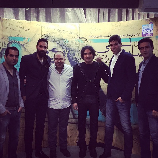 عکس / ملی پوش والیبال در کنسرت خواننده مشهور