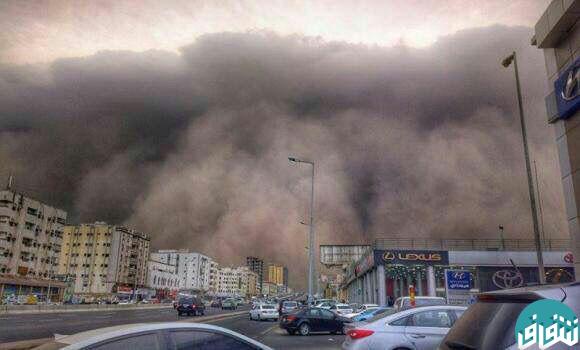 عکس/طوفان امروز در مکه