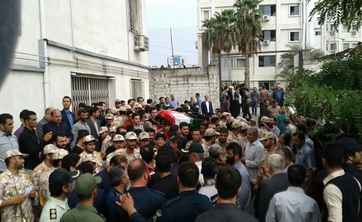 گزارش تصویری از مراسم تدفین هادی نوروزی در بابل