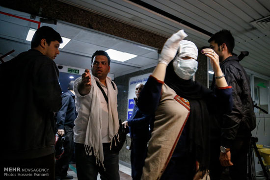 عکس: مصدومان چهارشنبه سوری در تهران