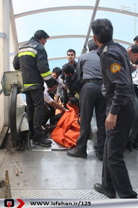 «پله برقی» یک کارگر اصفهانی را بلعید! |عکس| 