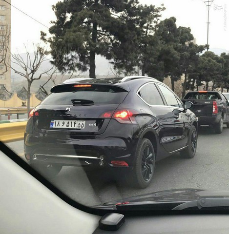 خودروی لوکس فرانسوی در تهران/عکس