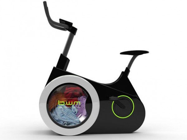 این دوچرخه‌ علاوه بر ورزش لباس‌هایتان را می‌شوید+تصاویر