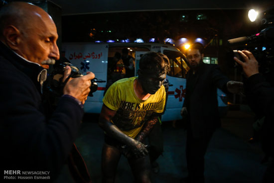 عکس: مصدومان چهارشنبه سوری در تهران