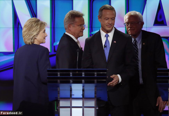 (تصاویر) هیلاری کلینتون در اولین مناظره