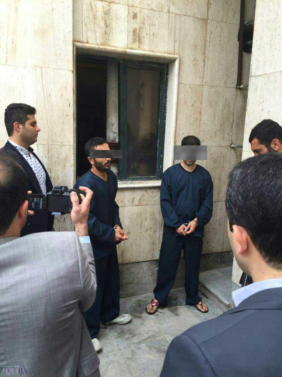 تصویر دزدانی که دیوار بانک ملی را سوراخ کردند