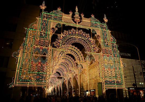 جشنواره‌ی زمستانی نور در ژاپن + تصاویر