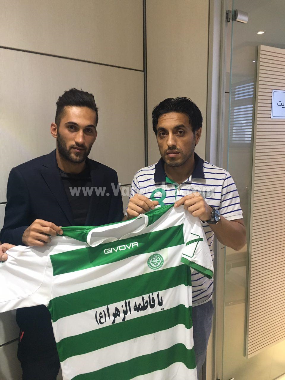 عکسی از پیام صادقیان با پیراهن تیم جدیدش
