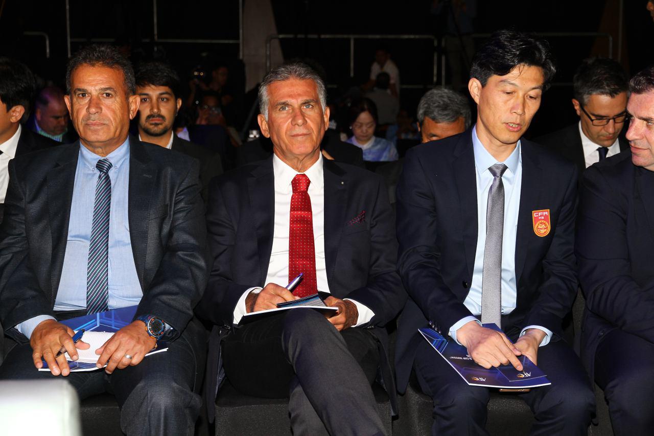 اختصاصی: کی‌روش در مراسم قرعه‌کشی/ عکس