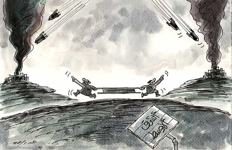 حکایت این روزهای خاورمیانه/کاریکاتور