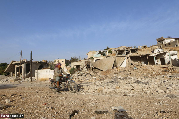 (تصاویر) حملات هوایی روسیه در سوریه