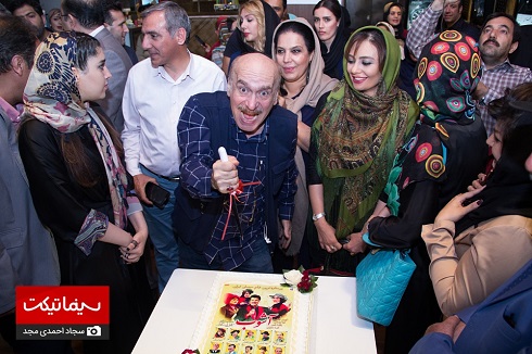 داریوش کاردان و یکتا ناصر در افتتاحیه فیلم آشوب