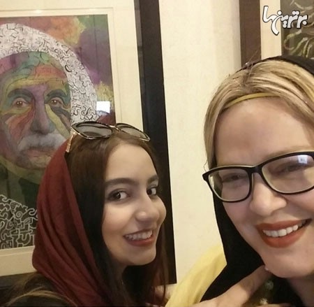 بهاره رهنما در کنار دختر مهراب قاسم خانی/عکس
