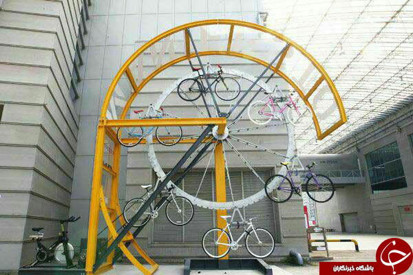 المانهای خلاقانه برای قفل دوچرخه درسطح شهر+عکس